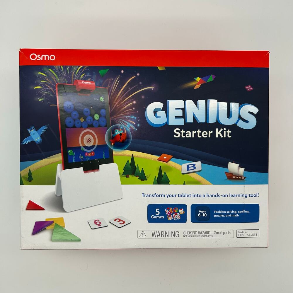 Osmo Genius‎ Starter Kit For Fire Tablets and Extra Bonus Items Included50